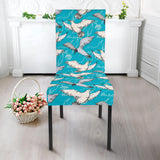 Seagull Pattern Print Design 03 Dining Chair Slipcover