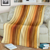 Wood Printed Pattern Print Design 01 Premium Blanket