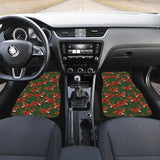 Squirrel Pattern Print Design 03 Front and Back Car Mats