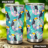 Toucan Pattern Background Tumbler