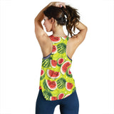 Watermelon Theme Pattern Women Racerback Tank Top