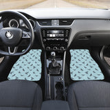 Pigeon Pattern Print Design 02 Front Car Mats