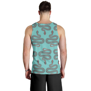 Snake Tribal Pattern Men Tank Top