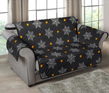 Cobweb Spider Web Pokka Dot Pattern Loveseat Couch Cover Protector