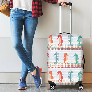 Seahorse Pattern Theme Luggage Covers