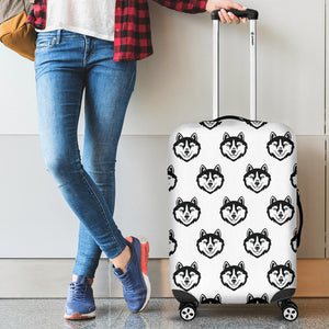Siberian Husky Pattern Luggage Covers
