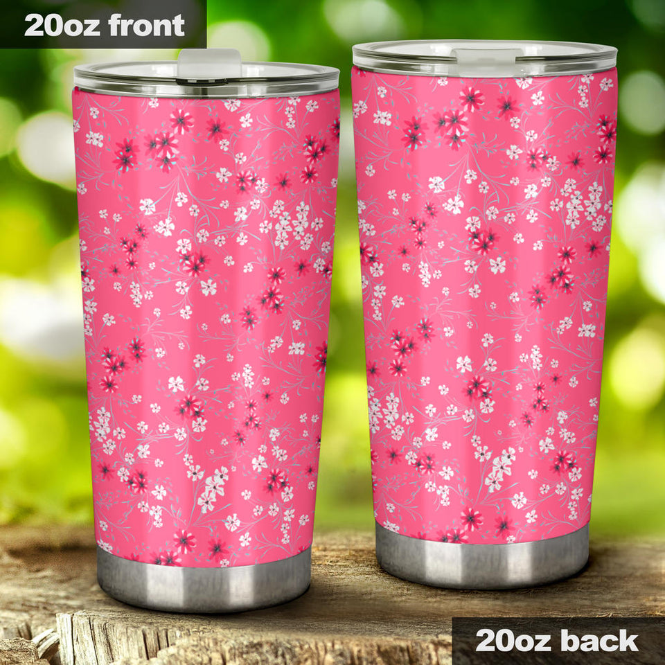 Sakura Pattern Background Tumbler