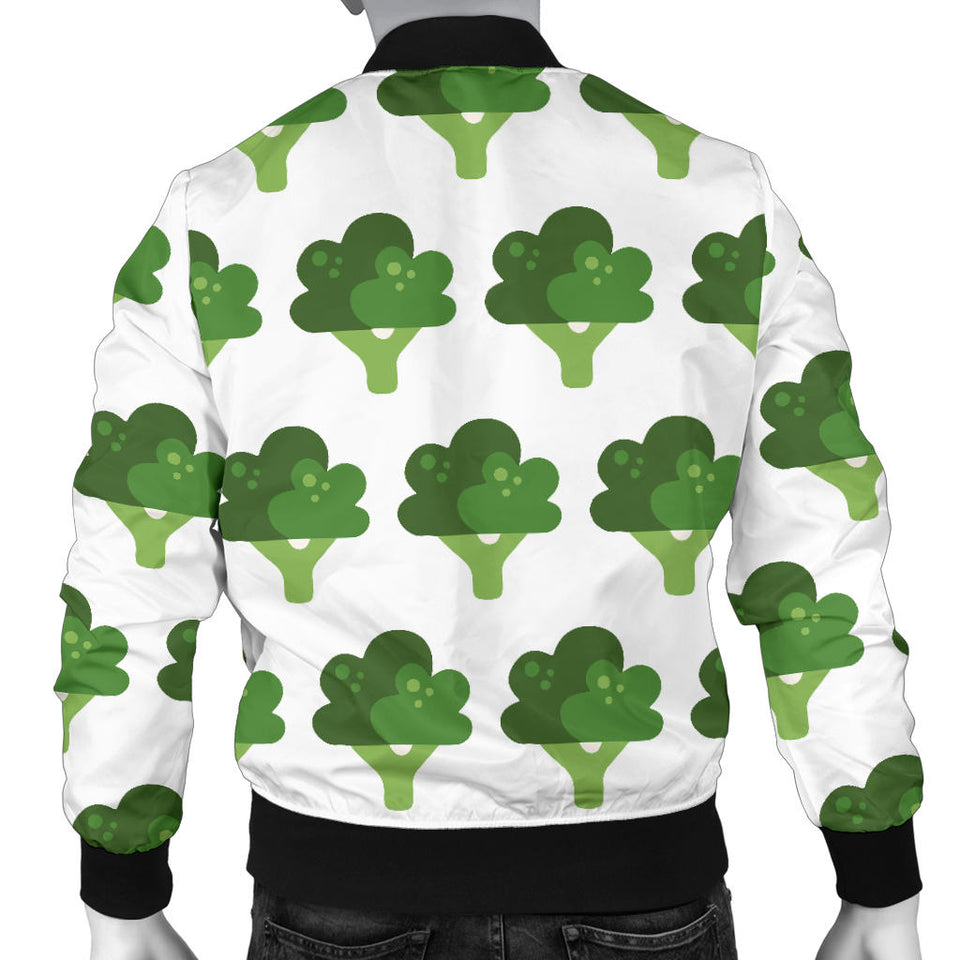 Broccoli Pattern Men Bomber Jacket