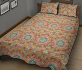 Indian Theme Pattern Quilt Bed Set