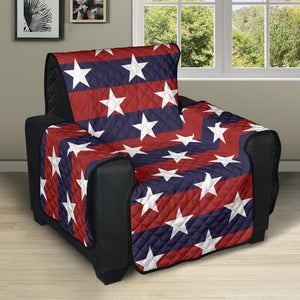 USA Star Pattern Background Recliner Cover Protector