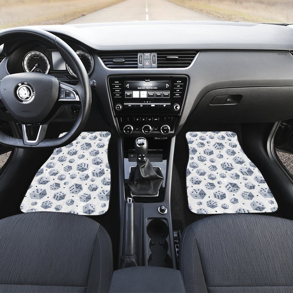 Dice Pattern Print Design 03 Front Car Mats