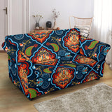 Indian Traditional Pattern Loveseat Couch Slipcover