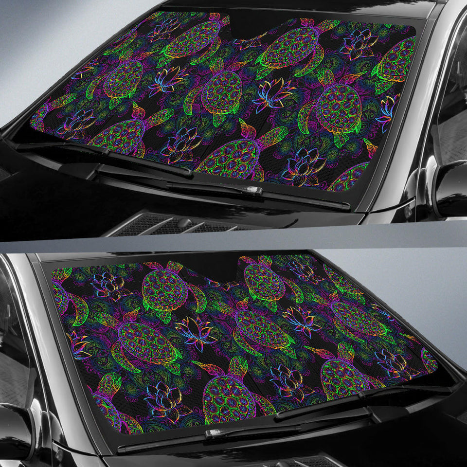 Sea Turtle Pattern Car Sun Shade