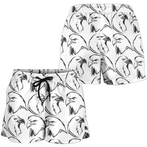 Eagle Pattern Print Design 01 Women Shorts