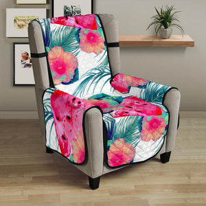 Watermelon Flower Pattern Chair Cover Protector