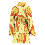 Cheese Pattern Women Bathrobe