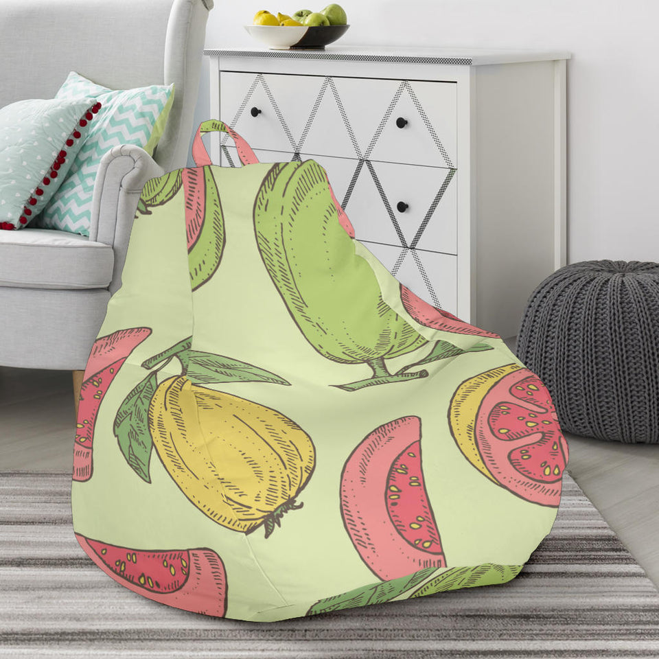 Guava Pattern Background Bean Bag Cover