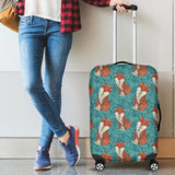 Fox Tribal Pattern Background Luggage Covers