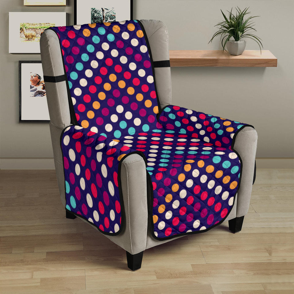 Zigzag Chevron Pokka Dot Aboriginal Pattern Chair Cover Protector