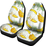 Banana Pattern Background Universal Fit Car Seat Covers