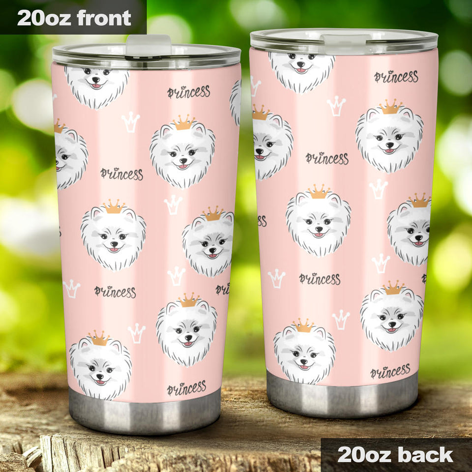 Pomeranian Pattern Tumbler