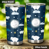 Sheep Playing Could Moon Pattern  Tumbler