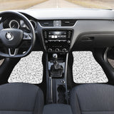 Seagull Pattern Print Design 04 Front Car Mats