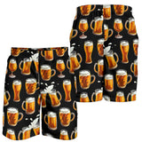 Beer Pattern Background Men Shorts