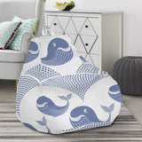 Whale Pattern Bean Bag Cover