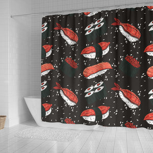 Sushi Theme Pattern Shower Curtain Fulfilled In US