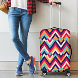 Zigzag Chevron Pattern Background Luggage Covers