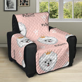 Pomeranian Pattern Recliner Cover Protector