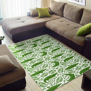 Crocodile Pattern Area Rug