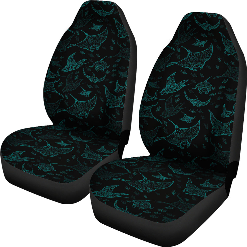 Stingray Pattern Print Design 02 Universal Fit Car Seat Covers