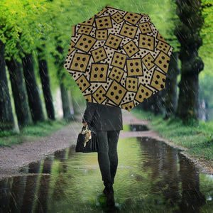 Dice Pattern Print Design 02 Umbrella