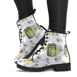 Cow Pattern Leather Boots