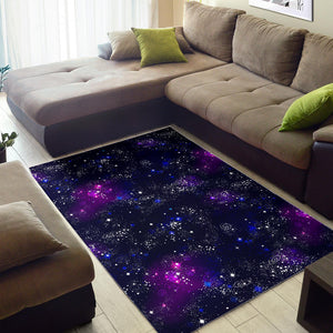 Space Galaxy Pattern Area Rug