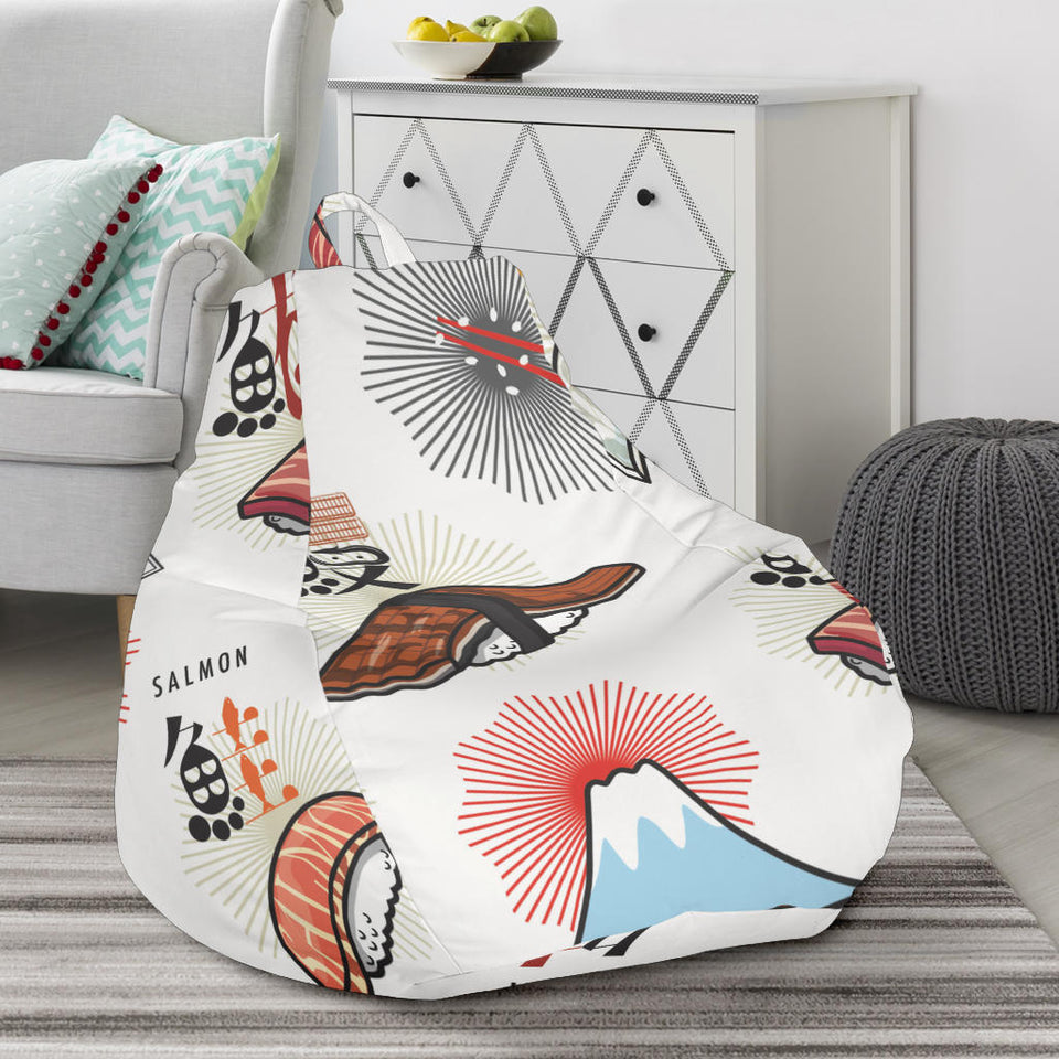 Sushi Japanese Pattern Bean Bag Cover