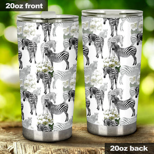 Zebra Pattern Tumbler