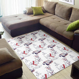 Goat Car Pattern Area Rug