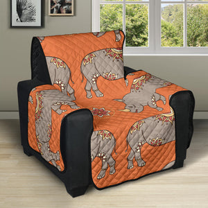 Rhino Pattern Theme Recliner Cover Protector