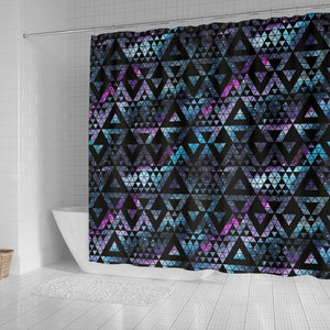 Space Galaxy Tribal Pattern Shower Curtain Fulfilled In US
