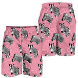 Zebra Head Pattern Men Shorts