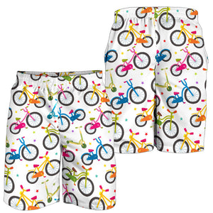 Bicycle Pattern Print Design 02 Men Shorts