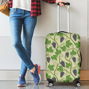 Grape Leaves Pattern Luggage Covers