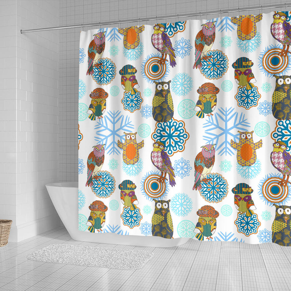 Owl Pattern Shower Curtain Fulfilled In US