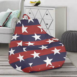 USA Star Pattern Background Bean Bag Cover