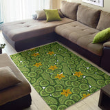 Cucumber Pattern Theme Area Rug