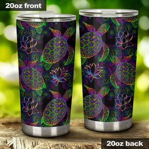 Sea Turtle Pattern Tumbler