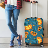 Halloween Pumpkin Witch Hat Pattern Luggage Covers